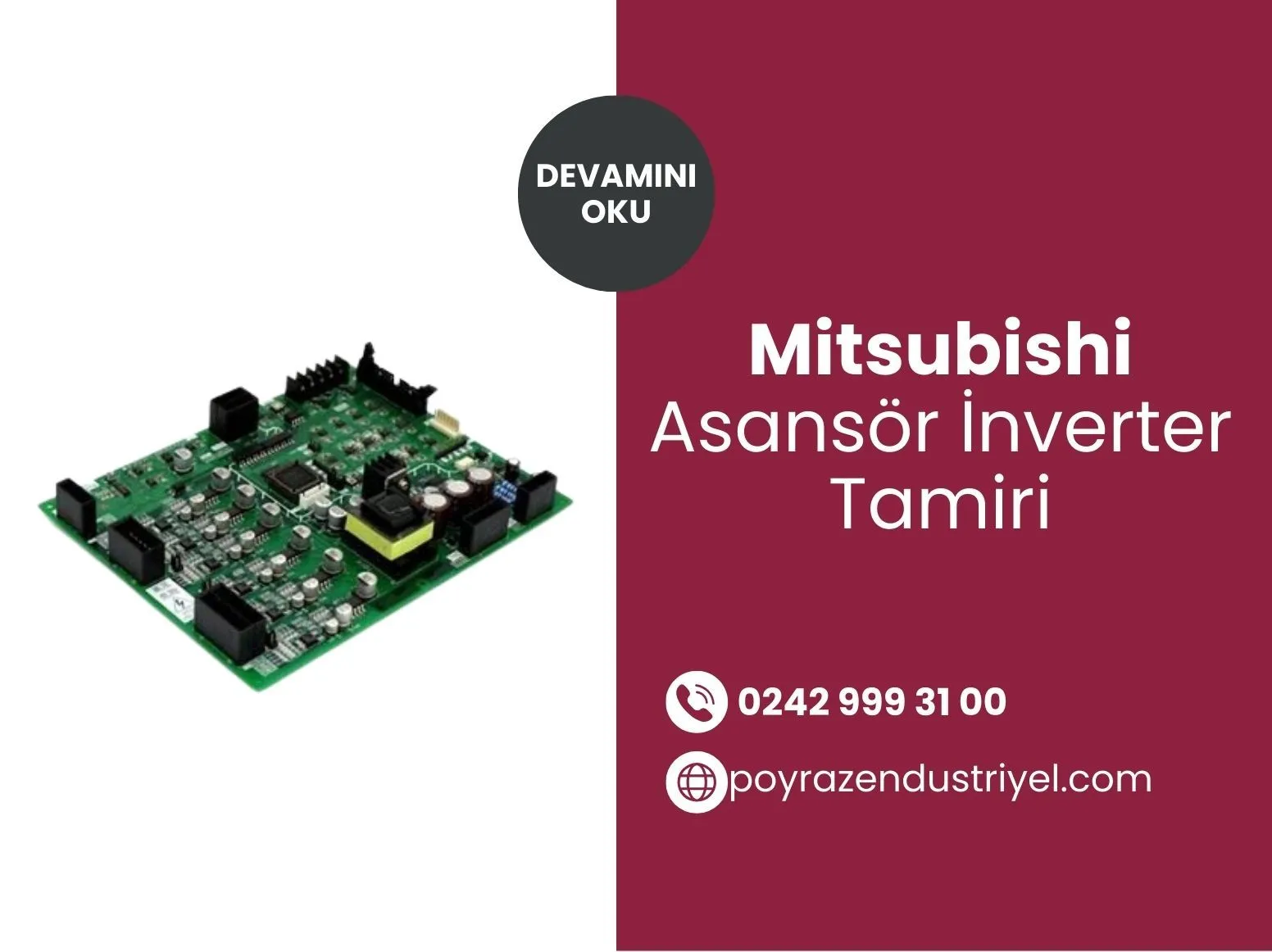 Mitsubishi Asansör İnverter Tamiri